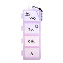 Hộp đựng thuốc chia 4 ngăn